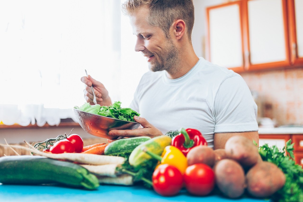 a man at home on a diet 2024 09 22 20 03 58 utc